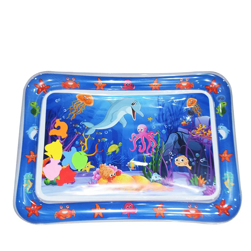 Baby Water Mat Inflatable Cushion Infant Toddler Water Play Mat for Baby Early - £11.07 GBP+