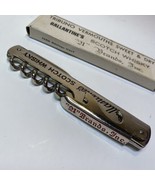 Vtg Ballantines Scotch Whiskey 21 Brands Bottle Opener Knife Cork New In... - $35.11 CAD