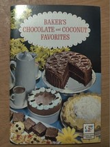 Baker&#39;s Chocolate and Coconut Favorites Cookbook Vintage 1962 Recipes - $344.61 MXN