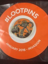 Loot Crate Loot Pin January 2016 Invasion new - $4.93