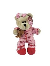 2007 Starbucks Coffee Plush Bearista Teddy Bear 69th Edition Pink Pajamas - £13.66 GBP