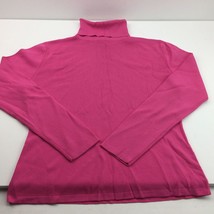 Joseph A Womens Pink Turtleneck Sweater Paris London New York Size XL - £23.58 GBP