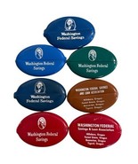 Washington Federal Savings Bank 7 Coin Purse Squeeze Rubber Wallet Keych... - $24.75 CAD
