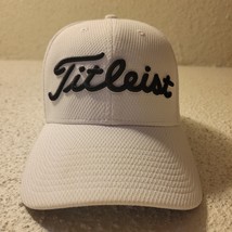 Titleist Golf Pro V 1 FJ White Mesh Baseball Ball Cap Deepback L/XL - $19.35