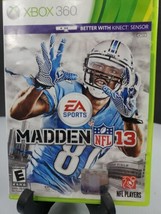 Madden NFL 13 (Microsoft Xbox 360, 2012) No Manual tested - £3.93 GBP