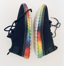 Women&#39;s Wanted Affinity Black Textile Rainbow Rubber Sole Athletic Shoe ... - $24.63