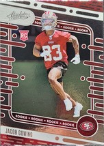 2024 Panini Absolute Jacob Cowing RC #191 Retail San Francisco 49ers - £1.53 GBP