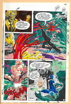 1975 Original Phantom Stranger 38 page 14 DC comic book color guide artwork: JLA - $36.87