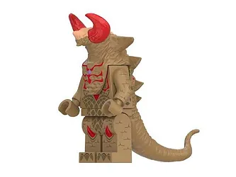 Ktoys Skull Gomora Ultraman Monster Cartoon Comic Toys Minifigure - $7.20
