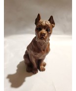 RED MILL MFG  BOXER DOG  Crushed Pecan Resin Art - $357.19 MXN