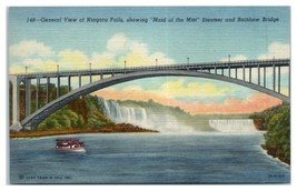 Niagara Falls Ontario Canada New York Maid Of The Mist Rainbow Bridge Po... - £40.84 GBP