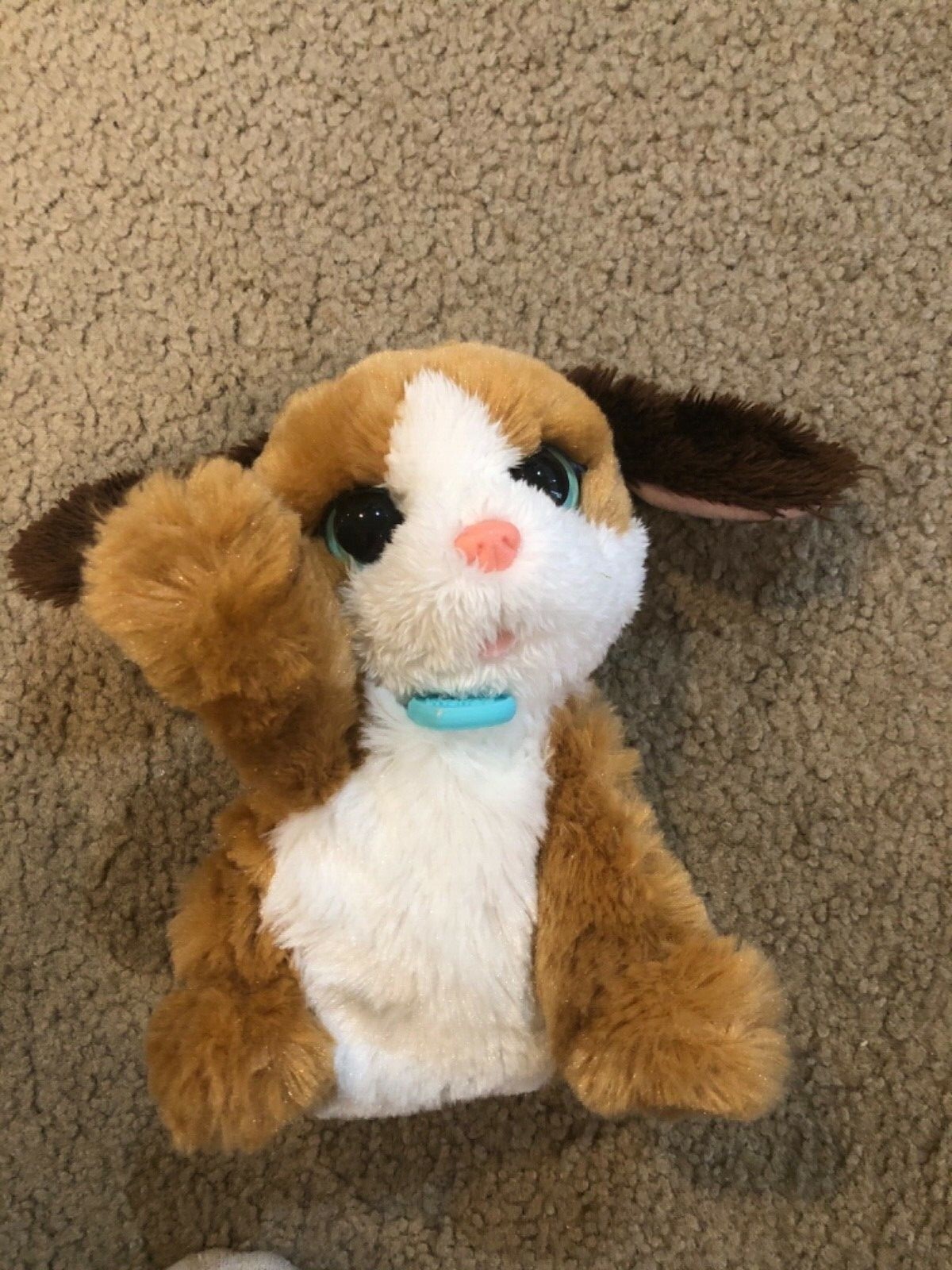 FurReal Friends DOG Peek-A-Boo Lil Big Paws Interactive Dog Puppy Brown - $7.69
