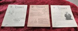 VTG Lot The Chimes Flyers Muhlenberg Lutheran Church Harrisonburg Va 196... - $19.99