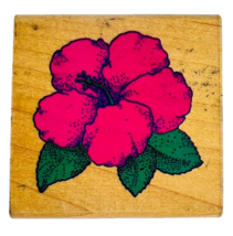 Vintage Inkadinkado Azalea Blossom Hibiscus Flower Rubber Stamp 1440 - £7.91 GBP