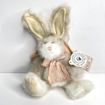 BOYDS Bears Lil Peach Bunny Plush Stuffed Rabbit 562404 Jointed Angel Easter 8&quot; - £18.40 GBP