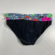 Bikini Bottom Womens 14 Black Into The Bleu Swim Bathing Suit Stretch New Z - $22.75
