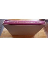 Browning&#39;s Dramatic Monologues - 1991 Folio Slipcased Hard Cover NEW - $756.19 MXN