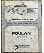 Poulan 306 396a 306SA 245 245A chainsaw owners manual ( OEM original book) - €17,49 EUR
