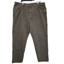 Vintage USA Made Wrangler Jeans 46x30 Brown Western Workwear Utility - $29.99