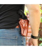 Fits Smith&Wesson 38 Special Mod 10 K-Frame 4”BBL Leather Paddle Holster #1471# image 4