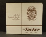 The Tucker Motor Car Sales Brochure Tucker &#39;48 - £87.86 GBP