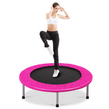 38&quot; Rebounder Foldable Trampoline Adults Kids Exercise Workout w/ Paddin... - $107.99