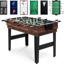 10-in-1 Combo Game Table Set w/Hockey Foosball Pool Shuffleboard Ping Po... - $383.03 CAD