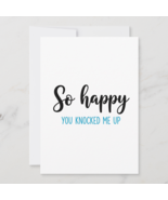 Beesonpage Funny Pregnancy Announcement Card Humorous Card Partner Husband - $303.77 MXN