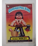 Garbage Pail Kids Original Series 5  Card #137b DEADLY DUDLEY - USED - $3.85