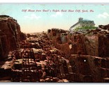 Cliff House From Devil&#39;s Pulpit Bald Head Cliff York Maine ME UNP DB Pos... - $3.91