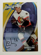 2002 - 03 Petr Schastlivy Signature Nhl Hockey Card # 139 In The Game Itg Ottawa - £3.91 GBP