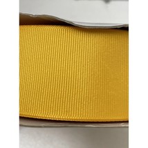 Yellow Grosgrain Ribbon 1.5 Inch Wide 50 Yards Craft Sewing Scrapbooking - $8.14