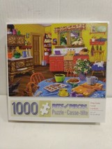 Sealed Bits &amp; Pieces NEW Dog Gone Good Cookies jigsaw puzzle XMAS GIFT 1000 cat  - £27.74 GBP