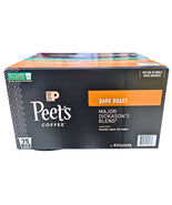 Peet's Coffee Dark Roast K-cup Pods Major Dickason's Blend 75 Count EXP ... - €51,06 EUR