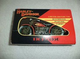 NIB Harley Davidson Historical LE Playing Cards - £7.85 GBP