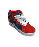 HEELYS Marvel Spider-Man Skate Shoes HES10507 Web Red Blue Youth Size 3 ... - £32.30 GBP