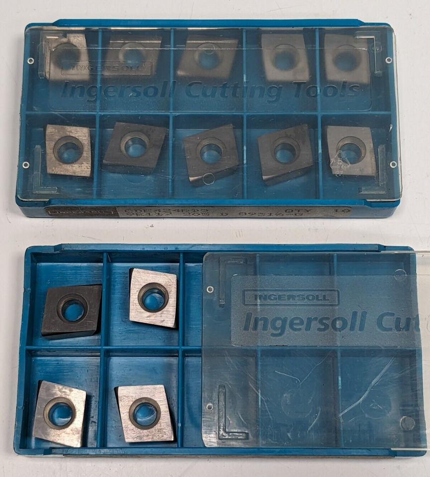 Lot of 14 NEW Ingersoll .060R Carbide Inserts CDE424R22 Grade 205 D - ST... - $59.39