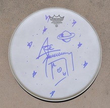 Kiss - Ace Frehley Signed 12&quot; Drumhead - Gene Simmons, Peter Criss, Paul Stanley - £390.81 GBP