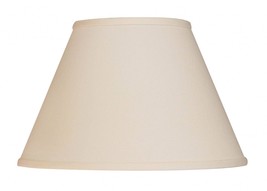 12&quot; Ivory Premium Empire Slanted No Slub Lampshade - £89.16 GBP