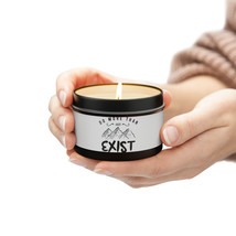 Custom Tin Candles - Natural Soy Wax, Cotton Wick, 5 Scents, 3 Colors - 4oz/8oz - £11.58 GBP+