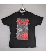 Berserk Anime Men&#39;s XL Graphic T-Shirt Short Sleeve Black Swordsman Guts... - $30.00
