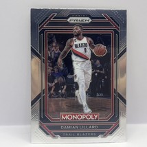 2022 Panini Monopoly Prizm Basketball Damian Lillard Base #73 Trail Blazers - £1.57 GBP