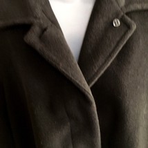 Kristin Blake Wool Blend ¾ Length Black Coat XL Great Shape Loose Fitting  - £35.30 GBP