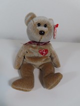 Ty Beanie Baby Signature Bear 1999 Rare Mint Condition With Tag Errors New - £46.68 GBP