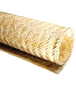Bamboo Weave Matting Roll 2 Sizes- Wallpaper/ Wainscoting/Ceiling Cover  - £39.11 GBP - £230.76 GBP