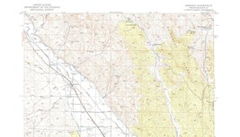 Jamieson Quadrangle Oregon 1950 Topo Map Vintage USGS 15 Minute Topographic - £13.48 GBP