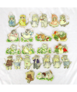 Lot of 22 Merrimack Kitty Cucumber 1980s Die Cut Ornaments - $658.20 MXN