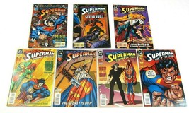 Lot 7 Vintage 1995 Superman The Man of Steel DC Comics Books Jan #40 - J... - £28.20 GBP