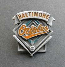 BALTIMORE ORIOLES MLB MAJOR LEAGUE BASEBALL LAPEL PIN 1 x 1.1 inches - £5.12 GBP