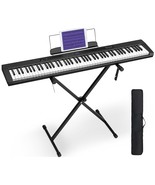 Piano Keyboard 88 Keys, Full-Size 88 Key Keyboard Piano Semi Weighted Ke... - £200.80 GBP